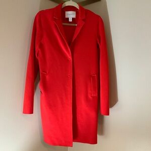 Carolina Belle Montreal Red M Duster Jacket Scandi Girl